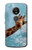 S3680 Girafe de sourire mignon Etui Coque Housse pour Motorola Moto G6 Play, Moto G6 Forge, Moto E5