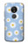 S3681 Motif de fleurs de marguerite Etui Coque Housse pour Motorola Moto G6 Play, Moto G6 Forge, Moto E5