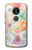 S3705 Fleur florale pastel Etui Coque Housse pour Motorola Moto G6 Play, Moto G6 Forge, Moto E5