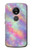 S3706 Arc-en-ciel pastel Galaxy Pink Sky Etui Coque Housse pour Motorola Moto G6 Play, Moto G6 Forge, Moto E5