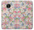 S3688 Motif d'art floral floral Etui Coque Housse pour Motorola Moto E4 Plus