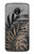 S3692 Feuilles de palmier gris noir Etui Coque Housse pour Motorola Moto E4 Plus