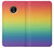 S3698 Drapeau de fierté LGBT Etui Coque Housse pour Motorola Moto E4 Plus