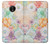 S3705 Fleur florale pastel Etui Coque Housse pour Motorola Moto E4 Plus