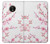 S3707 Fleur de cerisier rose fleur de printemps Etui Coque Housse pour Motorola Moto E4 Plus