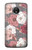 S3716 Motif floral rose Etui Coque Housse pour Motorola Moto E4 Plus