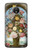 S3749 Vase de fleurs Etui Coque Housse pour Motorola Moto E4 Plus