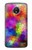 S3677 Mosaïques de briques colorées Etui Coque Housse pour Motorola Moto E4