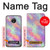 S3706 Arc-en-ciel pastel Galaxy Pink Sky Etui Coque Housse pour Motorola Moto E4