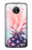 S3711 Ananas rose Etui Coque Housse pour Motorola Moto E4