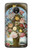 S3749 Vase de fleurs Etui Coque Housse pour Motorola Moto E4