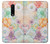 S3705 Fleur florale pastel Etui Coque Housse pour OnePlus 7 Pro