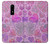 S3710 Coeur d'amour rose Etui Coque Housse pour OnePlus 6