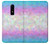 S3747 Polygone de drapeau trans Etui Coque Housse pour OnePlus 6