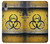 S3669 Graphique du réservoir de danger biologique Etui Coque Housse pour Sony Xperia L3