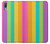 S3678 Vertical arc-en-ciel coloré Etui Coque Housse pour Sony Xperia L3