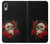 S3753 Roses de crâne gothique sombre Etui Coque Housse pour Sony Xperia L3