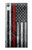 S3687 Drapeau américain de pompier mince ligne rouge Etui Coque Housse pour Sony Xperia XA1