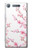 S3707 Fleur de cerisier rose fleur de printemps Etui Coque Housse pour Sony Xperia XZ1