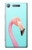 S3708 Flamant rose Etui Coque Housse pour Sony Xperia XZ1