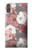 S3716 Motif floral rose Etui Coque Housse pour Sony Xperia XZ