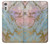 S3717 Imprimé graphique en marbre bleu pastel or rose Etui Coque Housse pour Sony Xperia XZ