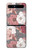 S3716 Motif floral rose Etui Coque Housse pour Samsung Galaxy Z Flip 5G