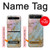 S3717 Imprimé graphique en marbre bleu pastel or rose Etui Coque Housse pour Samsung Galaxy Z Flip 5G