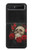 S3753 Roses de crâne gothique sombre Etui Coque Housse pour Samsung Galaxy Z Flip 5G