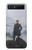 S3789 Wanderer above the Sea of Fog Etui Coque Housse pour Samsung Galaxy Z Flip 5G