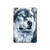 S0123 Loup blanc Etui Coque Housse pour iPad mini 4, iPad mini 5, iPad mini 5 (2019)