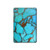 S2685 Aqua Turquoise imprimé graphique Gemme Etui Coque Housse pour iPad mini 4, iPad mini 5, iPad mini 5 (2019)