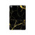 S2896 Marbre d'or imprimé graphique Etui Coque Housse pour iPad mini 4, iPad mini 5, iPad mini 5 (2019)