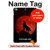 S2955 Loup Hurlant Rouge Lune Etui Coque Housse pour iPad mini 4, iPad mini 5, iPad mini 5 (2019)