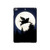 S3289 Cochon Volant Pleine Lune Nuit Etui Coque Housse pour iPad mini 4, iPad mini 5, iPad mini 5 (2019)