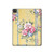 S2229 Fleurs millésimé Etui Coque Housse pour iPad Pro 11 (2021,2020,2018, 3rd, 2nd, 1st)