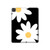 S2315 Fleurs de marguerite blanche Etui Coque Housse pour iPad Pro 11 (2021,2020,2018, 3rd, 2nd, 1st)