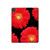 S2478 fleur rouge Daisy Etui Coque Housse pour iPad Pro 11 (2021,2020,2018, 3rd, 2nd, 1st)