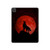 S2955 Loup Hurlant Rouge Lune Etui Coque Housse pour iPad Pro 11 (2021,2020,2018, 3rd, 2nd, 1st)