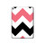 S1849 Rose Noir Chevron Zigzag Etui Coque Housse pour iPad Pro 12.9 (2015,2017)
