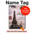 S2211 Carte postale de Paris Tour Eiffel Etui Coque Housse pour iPad Pro 12.9 (2015,2017)