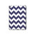 S2345 Marine Bleu Shavron Zig zag Etui Coque Housse pour iPad Pro 12.9 (2015,2017)