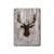S2505 Tête de Renne Vieux bois Texture graphique Etui Coque Housse pour iPad Pro 12.9 (2015,2017)