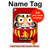S3045 Japon Bonne chance Daruma Poupée Etui Coque Housse pour iPad Pro 12.9 (2015,2017)
