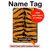 S0576 Tigre Peau Etui Coque Housse pour iPad 9.7 (2017,2018), iPad 6, iPad 5