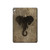 S2516 Elephant Peau Imprimé graphique Etui Coque Housse pour iPad 9.7 (2017,2018), iPad 6, iPad 5
