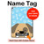 S2669 Mignon os chien pattes Dessin animé Etui Coque Housse pour iPad 9.7 (2017,2018), iPad 6, iPad 5