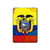 S3020 Equateur Drapeau Etui Coque Housse pour iPad 9.7 (2017,2018), iPad 6, iPad 5