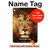 S3182 Lion Etui Coque Housse pour iPad 9.7 (2017,2018), iPad 6, iPad 5