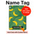 S3286 Motif banane Etui Coque Housse pour iPad 9.7 (2017,2018), iPad 6, iPad 5